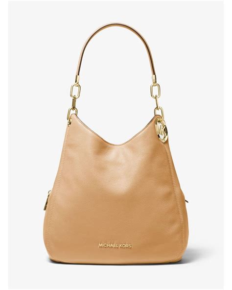 michael kors lillie shoulder bag|pale peanut mk.